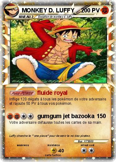 Pokemon MONKEY D. LUFFY
