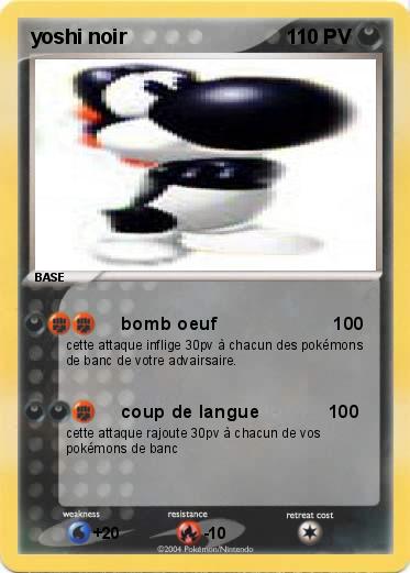 Pokemon yoshi noir
