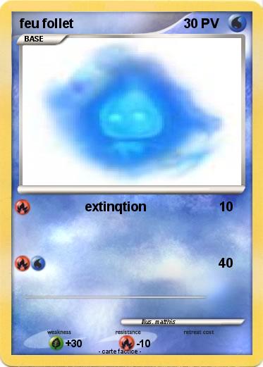 Pokemon feu follet