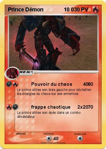 Pokemon Prince Démon              10 0