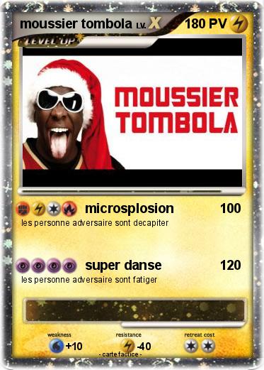 Pokemon moussier tombola