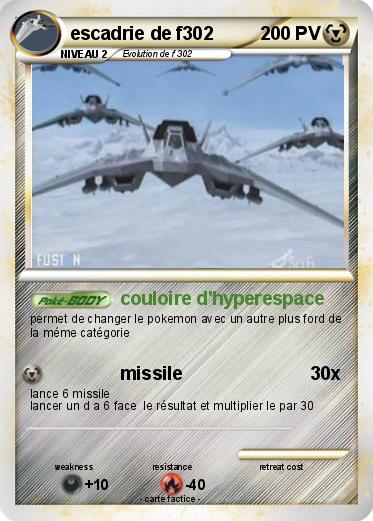 Pokemon escadrie de f302