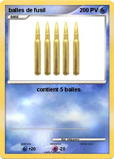 Pokemon balles de fusil