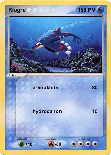 Pokemon Kiogre 