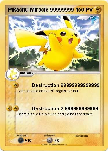 Pokemon Pikachu Miracle 99999999            