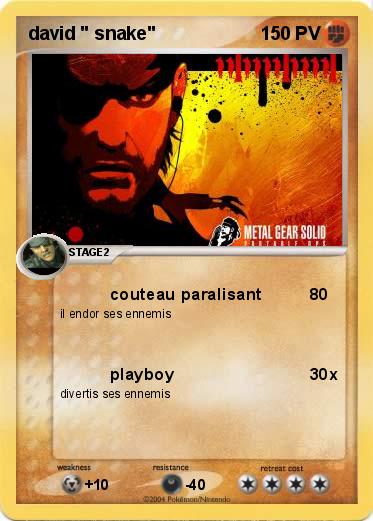 Pokemon david " snake"