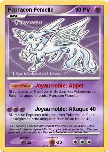 Pokemon Fepraeon Femelle