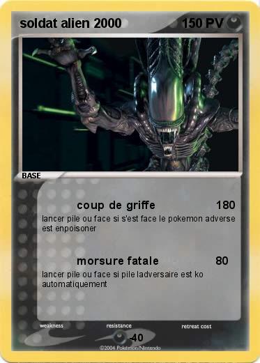 Pokemon soldat alien 2000