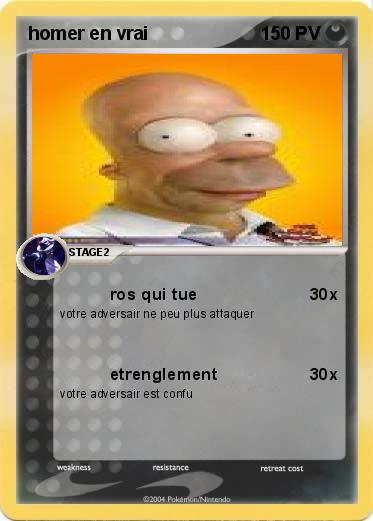 Pokemon homer en vrai 