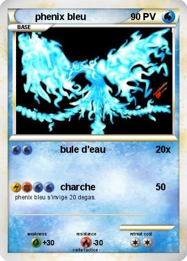 Pokemon phenix bleu