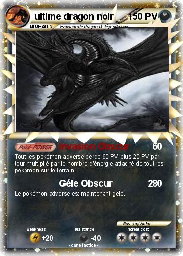 Pokemon ultime dragon noir