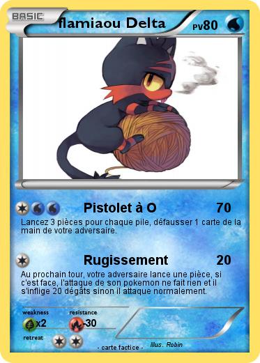 Pokemon flamiaou Delta