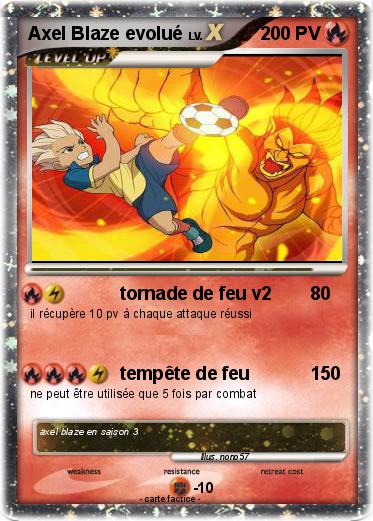 Pokemon Axel Blaze evolué