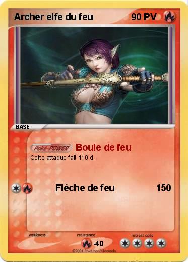 Pokemon Archer elfe du feu
