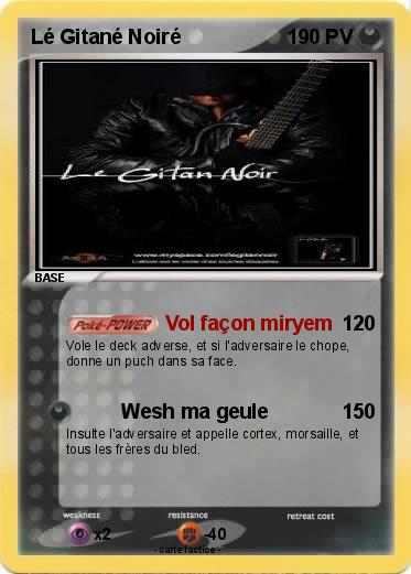 Pokemon Lé Gitané Noiré