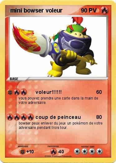 Pokemon  mini bowser voleur