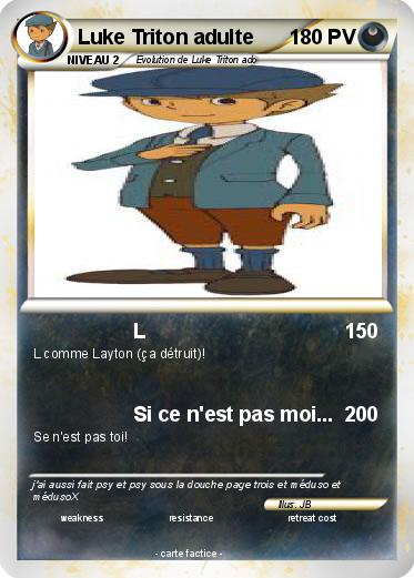 Pokemon Luke Triton adulte