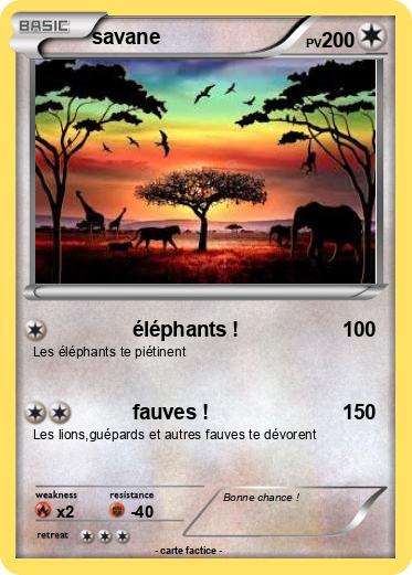Pokemon savane
