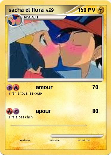 Pokemon sacha et flora
