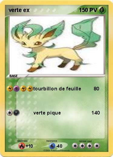 Pokemon verte ex