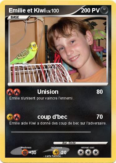 Pokemon Emilie et Kiwi