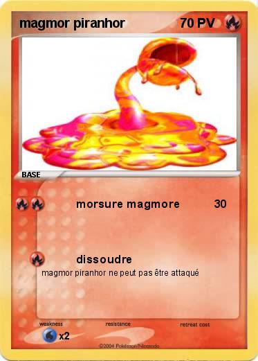 Pokemon magmor piranhor
