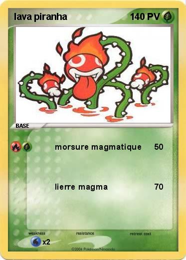 Pokemon lava piranha