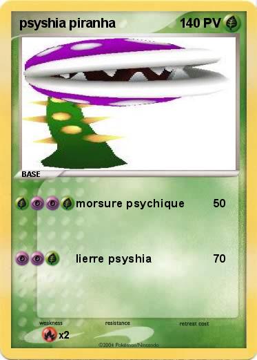 Pokemon psyshia piranha