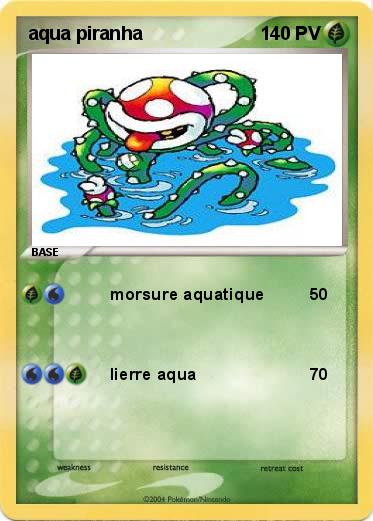 Pokemon aqua piranha