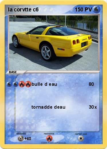 Pokemon la corvtte c6