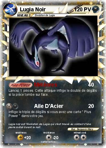 Pokemon Lugia Noir