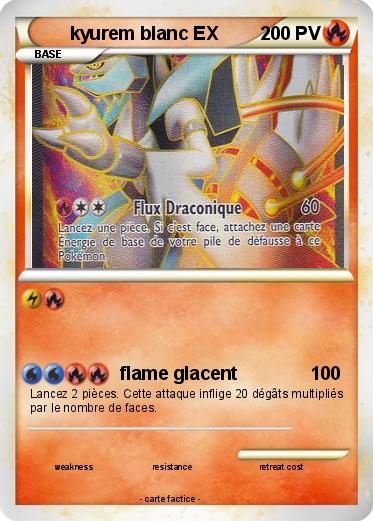 Pokemon kyurem blanc EX