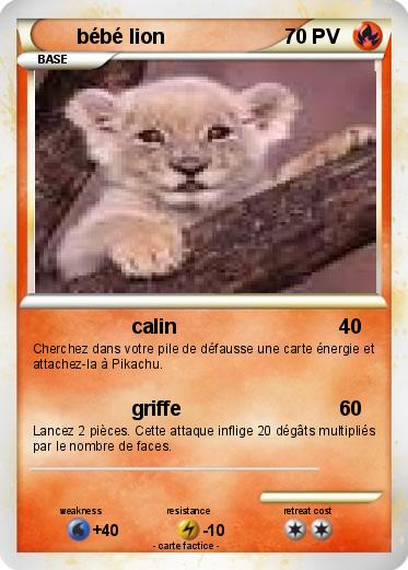 Pokemon bébé lion