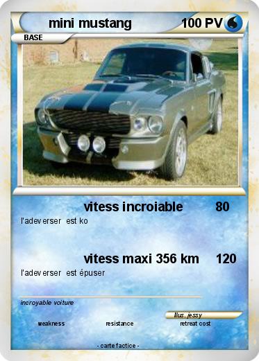 Pokemon mini mustang