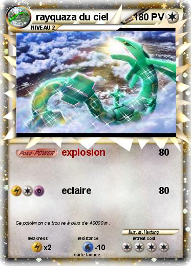 Pokemon rayquaza du ciel