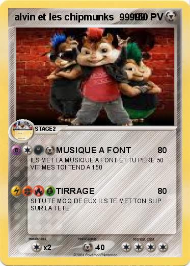 Pokemon alvin et les chipmunks  99999