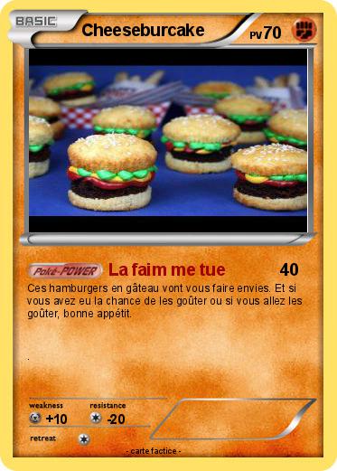 Pokemon Cheeseburcake