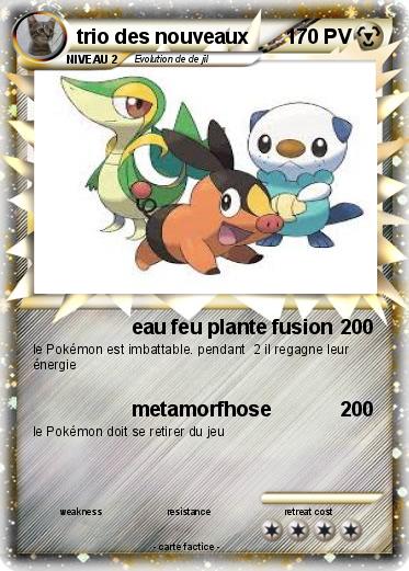 Pokemon trio des nouveaux