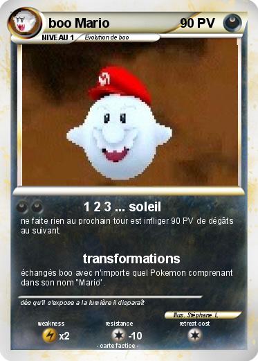 Pokemon boo Mario