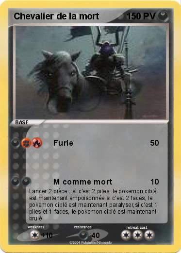 Pokemon Chevalier de la mort