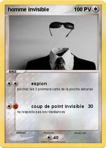 Pokemon homme invisible