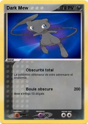 Pokemon Dark Mew