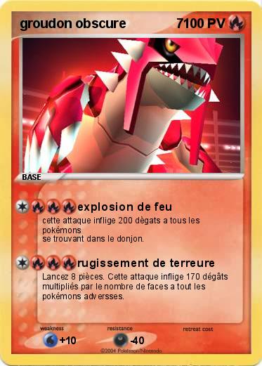 Pokemon groudon obscure              7