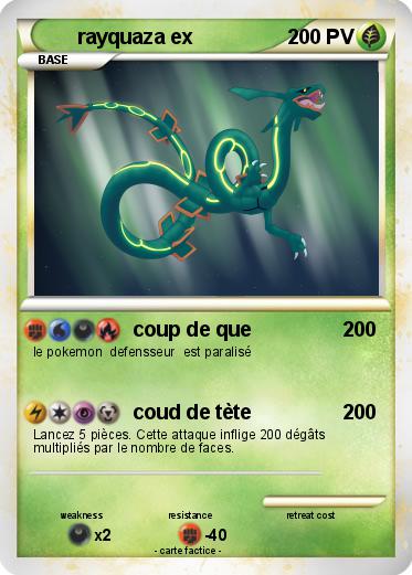Pokemon rayquaza ex