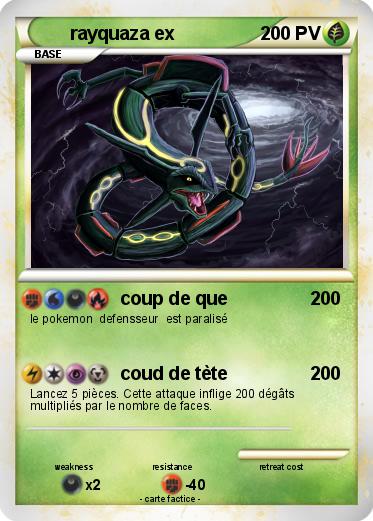 Pokemon rayquaza ex