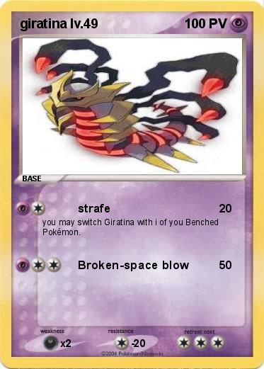 Pokemon giratina lv.49
