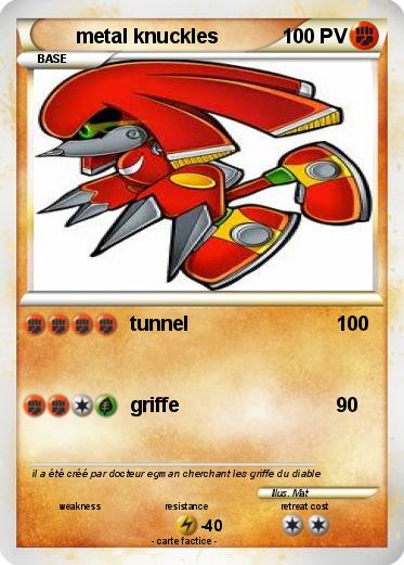 Pokemon metal knuckles