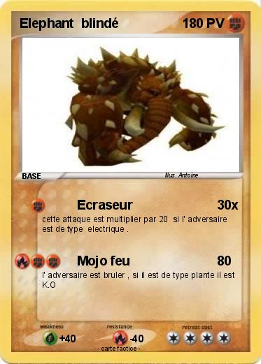 Pokemon Elephant  blindé