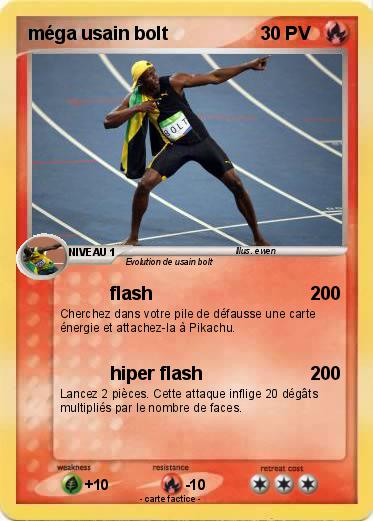 Pokemon méga usain bolt