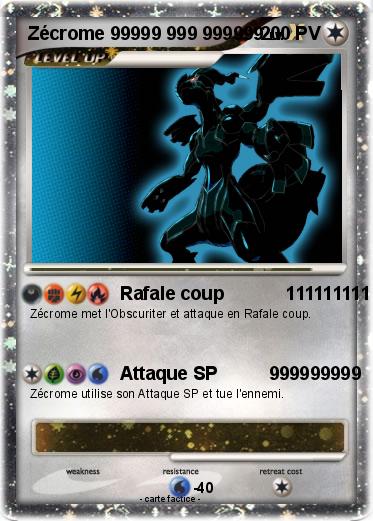 Pokemon Zécrome 99999 999 999999